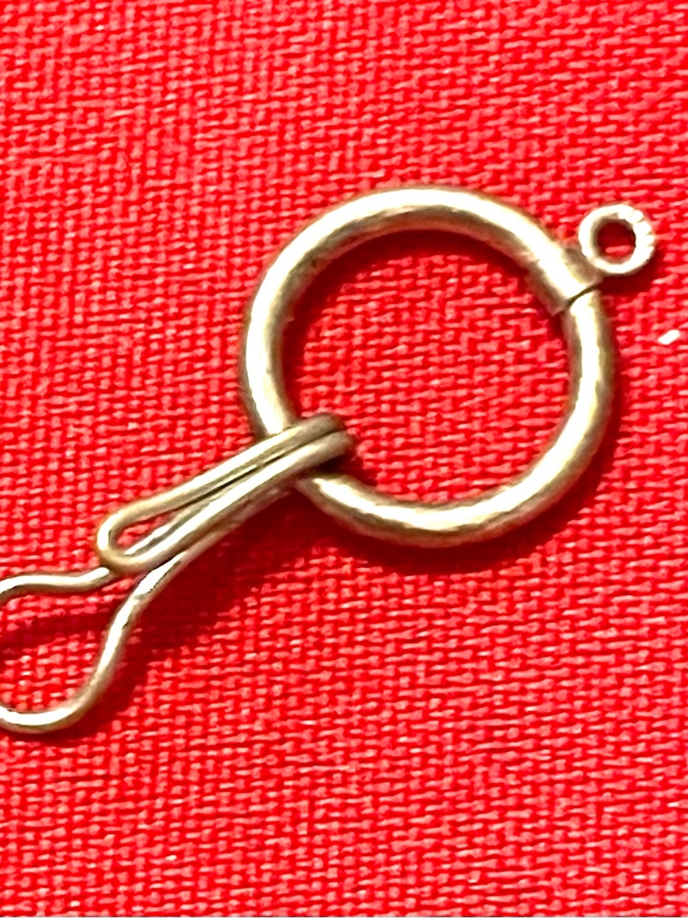 Signed CC Sterling Hook Clasp - Picture 3 of 4